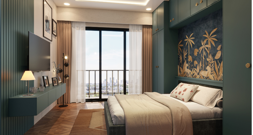 Fitness zone in the project